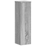 vidaXL Supports pour plantes 2 Pièces sonoma gris bois d'ingénierie