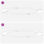 vidaXL adapté pour anneau d'arbre plat Marron Ø60 / 90 cm