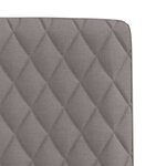 vidaXL Chaises à manger lot de 2 taupe tissu