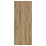 vidaXL Highboard en chêne artisan 60 x 32 x 153 cm en bois d'ingénierie