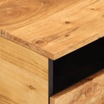 vidaXL Table basse 80x54x40 cm bois massif d'acacia