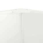 vidaXL Jardinière Blanc 120 x 120 x 35 cm Acier