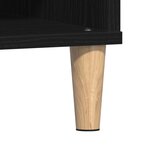 Table basse vidaXL chêne noir 60x60x30 cm bois aggloméré