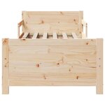 vidaXL Lit extensible pour enfants Other Marron 80 x 130 / 165 / 200 cm