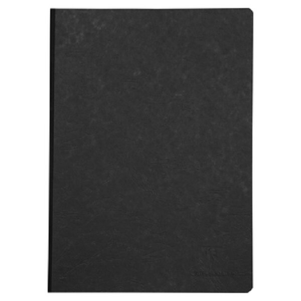Collection Age Bag Un Carnet Cousu Dos Toilé Noir - A4 21x29,7 cm - 192 Pages Petits Carreaux