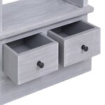 vidaXL Buffet 60x30x175 cm Bois d'acajou massif