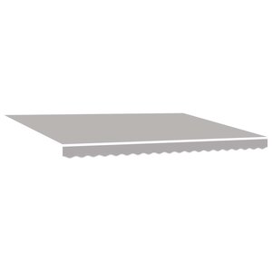 vidaXL Auvent Rétractable Gris clair 450 × 300 cm Polyester et Acier