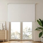 vidaXL Store enrouleur Protection UV Blanc 180 x 230 cm Polyester