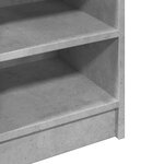 vidaXL Armoire d'évier gris béton 90x29x55 cm bois d'ingénierie