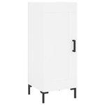 vidaXL Buffet haut Blanc 34 5x34x180 cm Bois d'ingénierie