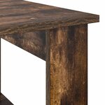 vidaXL Table basse Chêne fumé 72 x 50 x 50 cm Bois d'ingénierie