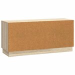 vidaXL Meuble TV Chêne Sonoma 102 x 34 5 x 47 cm Bois d'ingénierie