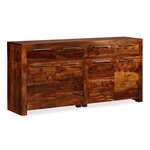 vidaXL Buffet Bois massif 160x35x75 cm
