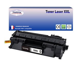T3AZUR - Toner compatible avec Canon 719A pour Canon LBP-6650  LBP-6650DN  LBP-6670DN  LBP-6680X Noir - 2 300p