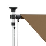vidaXL Auvent rétractable manuel Beige 150 cm
