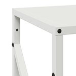 vidaXL Portant de bois chauffage blanc 34x25x100 cm