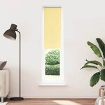vidaXL Store enrouleur occultant jaune largeur du tissu 50 7 cm