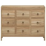 vidaXL Commode 80x30x55 cm Bois massif de teck