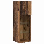 vidaXL Meubles TV muraux 4 Pièces Bois ancien Bois d'ingénierie