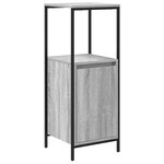vidaXL Ensemble de mobilier de salle de bain 3 pièces en bois d'ingénierie gris sonoma