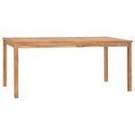 vidaXL Ensemble de salle à manger de jardin 9 pièces 180 x 90 cm en bois de teck massif