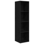 vidaXL Ensemble de meubles TV 2 Pièces Chêne noir 37 x 37 x 142.5 cm