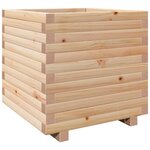 vidaXL Jardinière 50x50x49 5 cm bois de pin massif