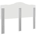 vidaXL Tête de lit Gris Sonoma 160 cm Bois d'ingénierie