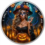 Pièce de monnaie en Argent g 31.1 (1 oz) Millésime 2024 DIA DE LOS MUERTOS