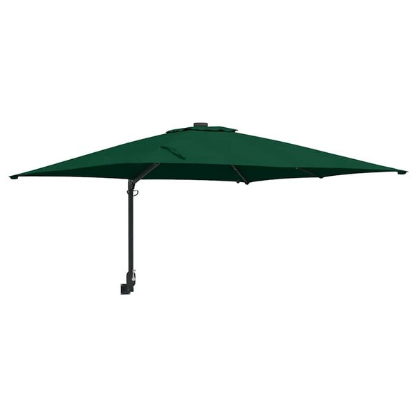 vidaXL Parasol de jardin Vert 248.5 x 247.5 x 160 cm tissu