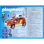 PLAYMOBIL 71375 - City Action Véhicule de pompiers avec son et lumière