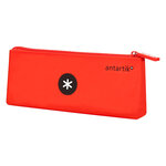 Trousse antartik triangulaire 1 compartiment silicone soft  touch coloris intenses        assortis