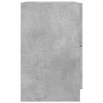 vidaXL Armoire d'évier gris béton 40x37x59 cm bois d'ingénierie