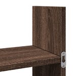 vidaXL Armoire murale 100x18x40 cm chêne marron bois d'ingénierie