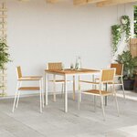 vidaXL Ensemble de salle à manger pour jardin 5 Pièces