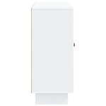 vidaXL Buffet Blanc 89 x 34 5 x 80 cm Bois d'ingénierie