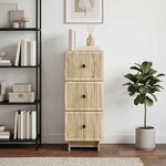 vidaXL Armoire à tiroirs Chêne Sonoma 33 x 34 5 x 90 cm