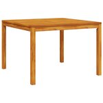 Ensemble de jardin 5 pièces en bois d'acacia