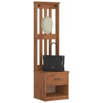 vidaXL Portemanteau SANDNES 45x40x159 5 cm bois massif pin