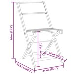 vidaXL Ensemble à manger de jardin 5 Pièces taupe tissu et bois massif