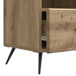 vidaXL Meuble TV 102 x 34 5 x 50 cm Chêne artisanal Bois d'ingénierie