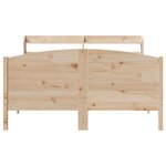 vidaXL Cadre de lit sans matelas 160x200 cm bois massif de pin