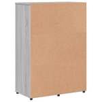 vidaXL Buffet sonoma gris 60x31x84 cm bois d'ingénierie