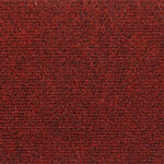 vidaXL Tapis autoadhésifs de marches 10 Pièces Rouge 56x17x3cm Aiguilleté