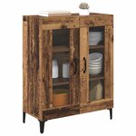 vidaXL Buffet Bois Ancien 69 5 x 34 x 90 cm Bois d'ingénierie et fer