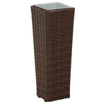 vidaXL Ensemble d'extérieur 3 pc 30 x 30 x 80 cm Métал