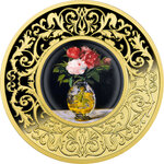 Pièce de monnaie en Argent 500 Francs g 17.50 Millésime 2025 Flowers in Painting BOUQUET OF FLOWERS (PRÉCOMMANDE)