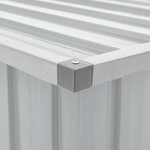 vidaXL Boîte de rangement de jardin Gris 149x99x93 cm