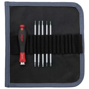 Wiha sac à tournevis 6 pièces avec lames interchangeables system 4