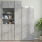 vidaXL Armoire murale gris béton 40x42 5x40 cm bois d'ingénierie